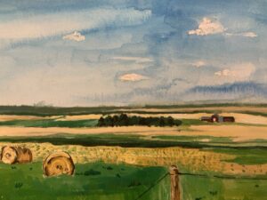 H. Duggan, Caroline: Hazy Hayfield, North Dakota