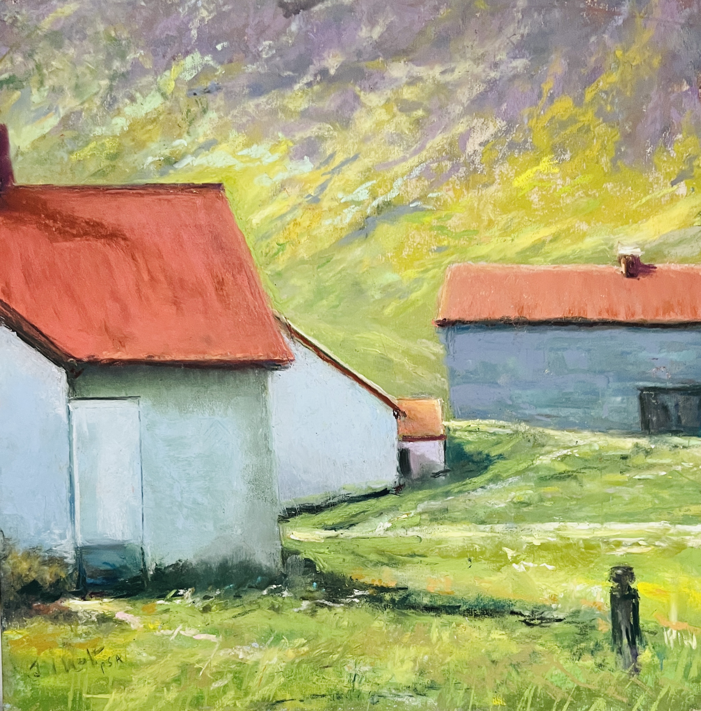 Wright Wolf, Jane: Farmstead Iceland Lava Fields