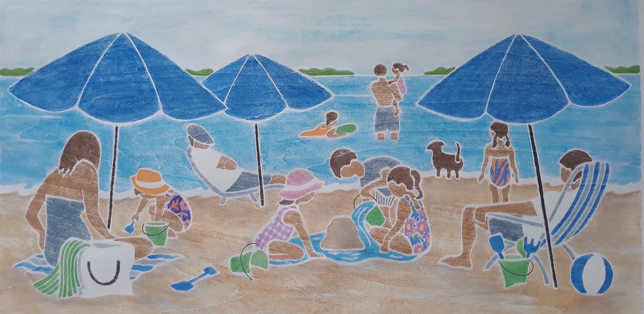 Ives, Martha: A Day at the Beach