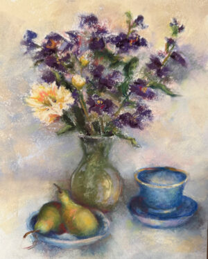 Despot, Katy: Pears, Flowers And A China Cup