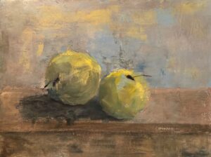 Millones, Katushka: Green Apples Still Life