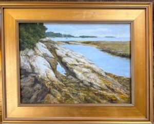 Reese, Pamela: Low Tide, Casco Bay, Maine