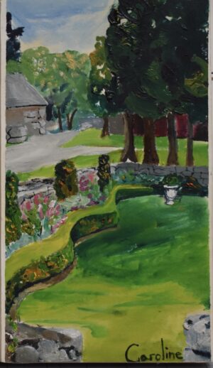 H. Duggan, Caroline: Sunken Garden Weir Farm right Panel