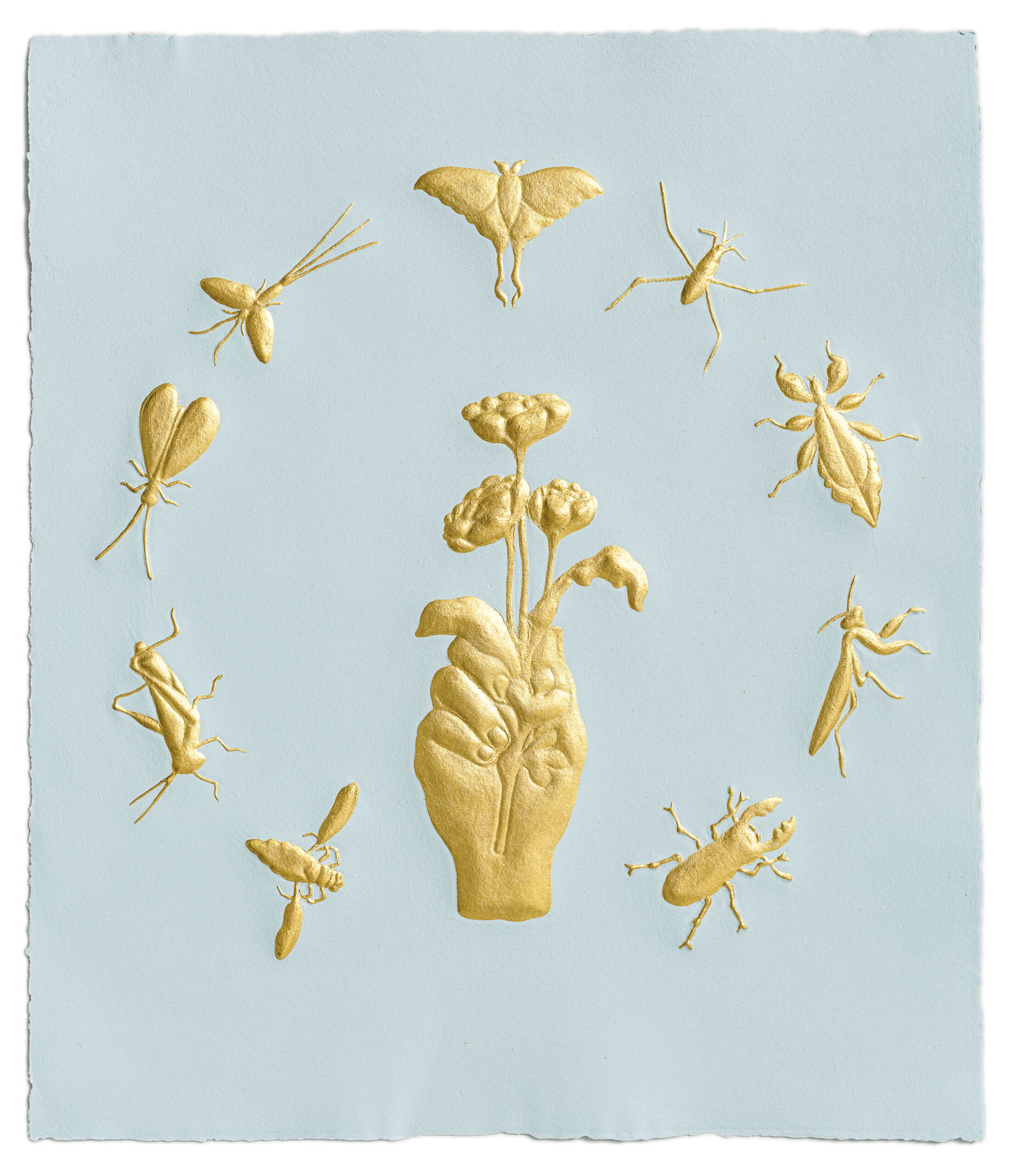 Wright, Tricia: Small Matters (hand and flower)